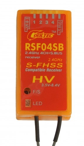 Empfänger RSF04SB S-FHSS 4-Kanal S.BUS