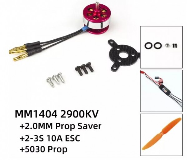 Arkai Micro BL-Motor 2900KV &amp; Regler 10A-2S ideal für Mini- und Micromodelle