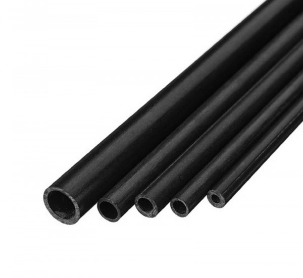 Carbonrohr/Tube verschiedene Durchmesser, 200mm Länge, 5er Pack, vielseitig einsetzbar