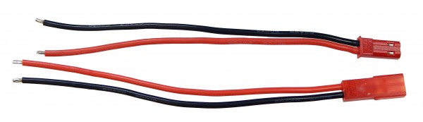 JST-Stecker &amp; Buchse MIT Kabel 110mm, 1 Paar (m + w)